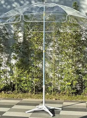 网红仿真花遮阳伞美陈户外庭院