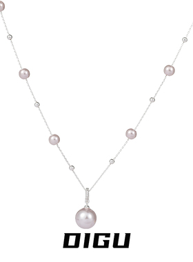 轻奢满天星可拆卸珠珠链条项链