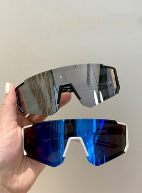 儿童防风眼镜户外骑行防风炫酷大框墨镜防紫外线男女童太阳镜夜用