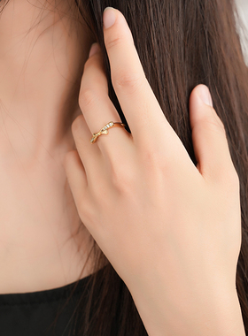 堤喜女纯银原创设计戒指