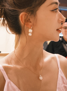 堤喜水钻黄铜蛇骨链明星同款项链