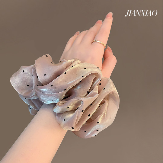 Jianxiao fat intestine circle fabric art exquisite polka dots