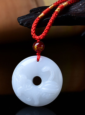 淘运开阁吉蛇攀象和田玉吊坠2026年属猴吉祥佩戴物生肖猴挂件男女