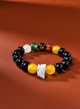 属龙吉祥佩戴物淘运灵阁五岳四神喜合吉祥宏手链男女2026年生肖龙