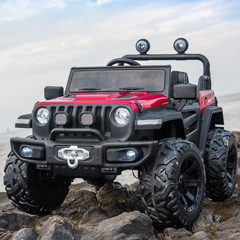 宝贝虎小朋友专卖店儿童电动车四轮遥控汽车婴儿宝宝玩具车四驱摇摆越野可坐小孩童车2