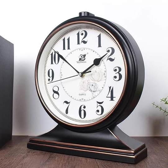 Quartz desktop retro home desktop large pendulum clock