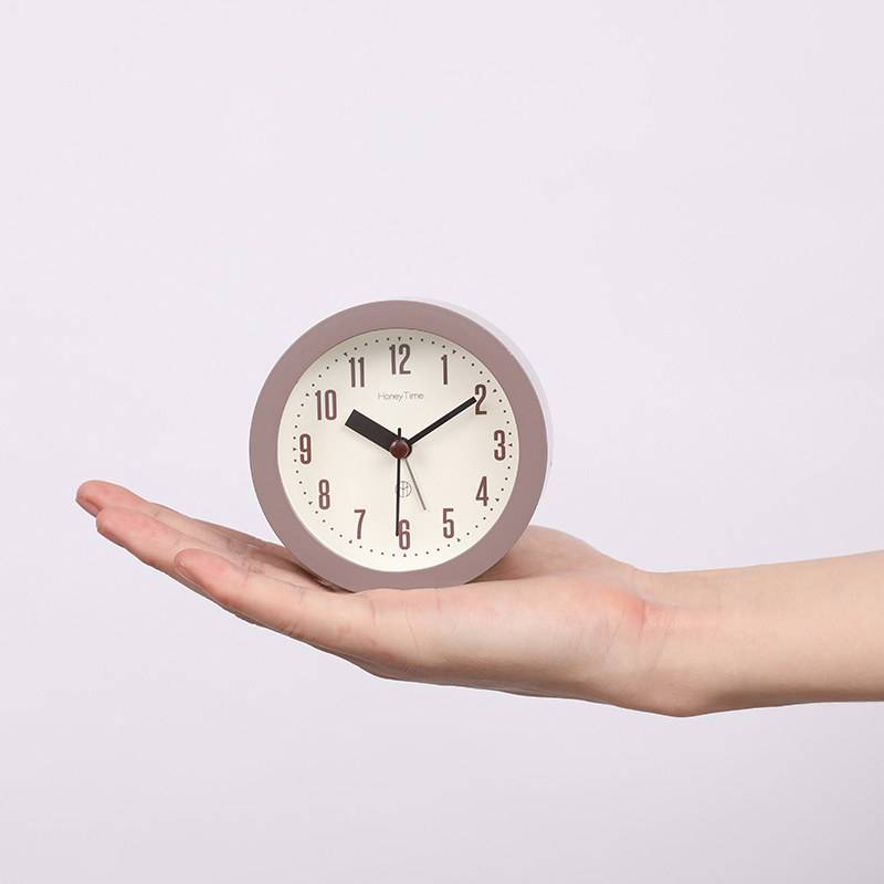 静音桌面小闹钟迷你台式床头钟表 尊奈尔闹钟/投影钟