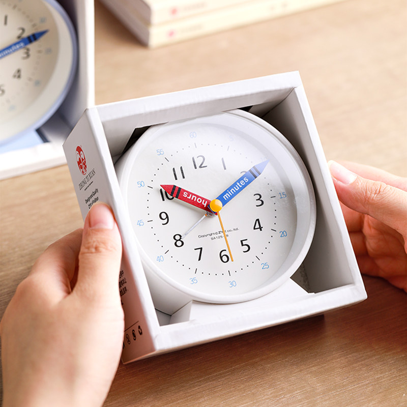 桌面学生台式钟表静音儿童小闹钟 尊奈尔闹钟/投影钟