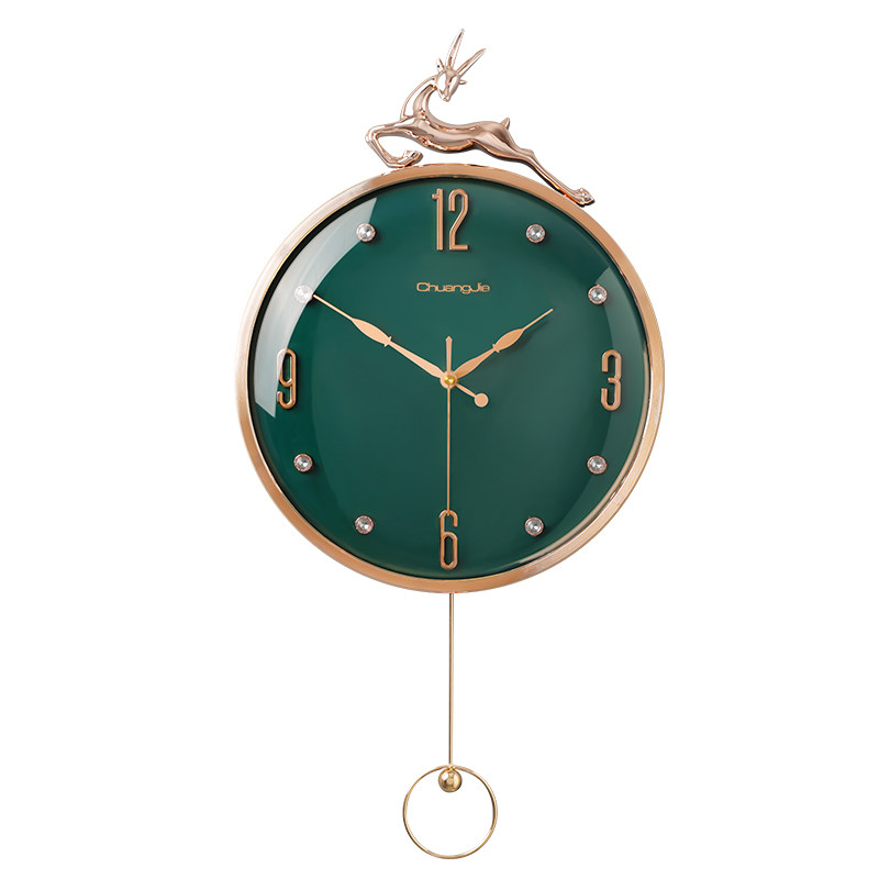 现代轻奢大气2023简约家用客厅挂钟 尊奈尔挂钟