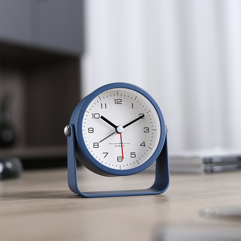 桌面静音小闹钟台式学生床头钟表 尊奈尔闹钟/投影钟