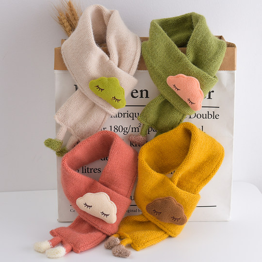 New Korean style baby scarf versatile plush child for men