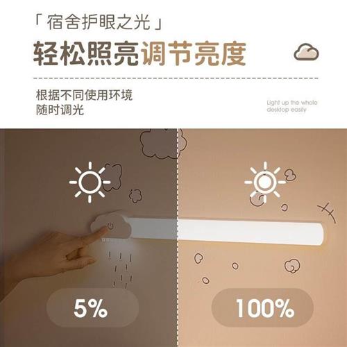 挂灯宿舍床上用床头灯卧室挂墙抬头灯房间装墙上的吸附阅读USB灯 - 图1