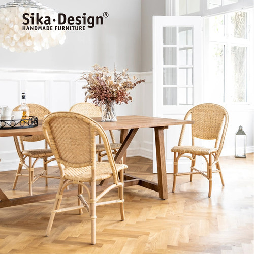 Sikadesign丹麦进口手工藤编餐椅经典款户外北欧设计Alanis chair - 图2