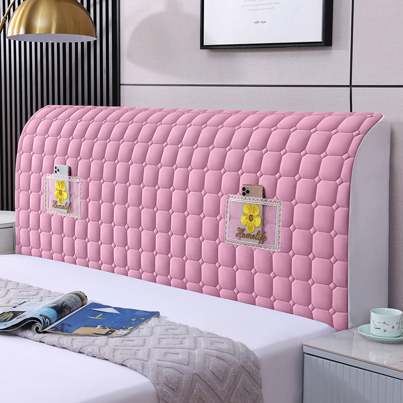 （木板软包皮床通用靠背三层）全包床头罩加绒加厚防撞靠背防尘罩,淘宝优惠券,粉丝福利购,淘宝优惠卷