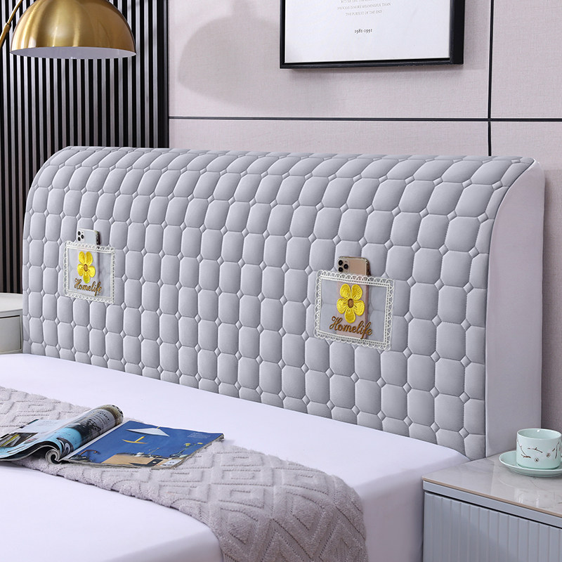 （木板软包皮床通用靠背三层）全包床头罩加绒加厚防撞靠背防尘罩,淘宝优惠券,粉丝福利购,淘宝优惠卷