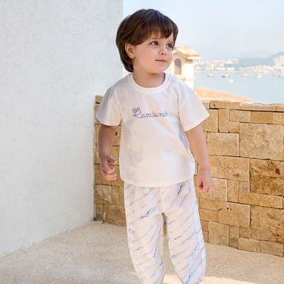 【新品】Domiamia男童T恤儿童夏装透气薄款上衣男女宝宝短袖衣服