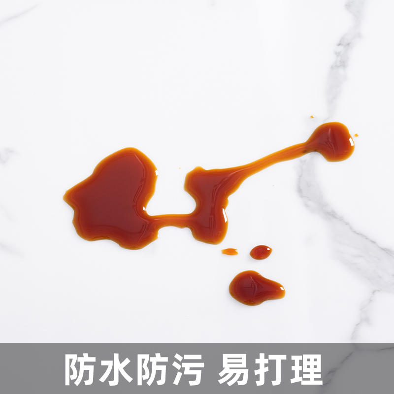 厨房防油贴纸仿大理石瓷砖墙纸自粘卫生间防水防潮墙面装饰铝塑板 - 图2