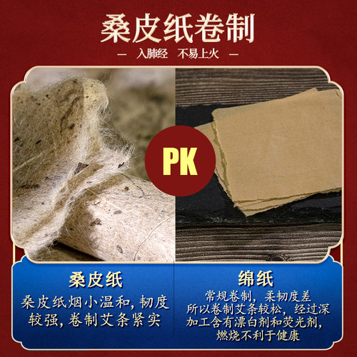 锦尚艾70粒三年陈年艾柱正品官方旗舰店艾灸柱纯艾草柱蕲艾条家用 - 图1