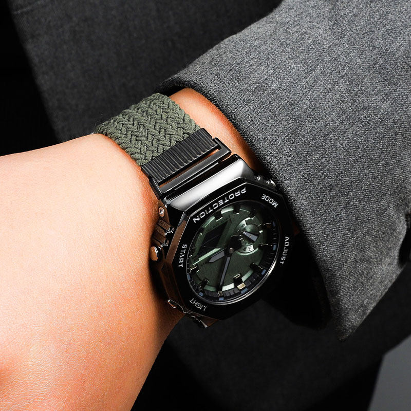 适配卡西欧手表GM-2100/GA-2100农家橡树运动尼龙表带改装配件 男,淘宝优惠券,粉丝福利购,淘宝优惠卷