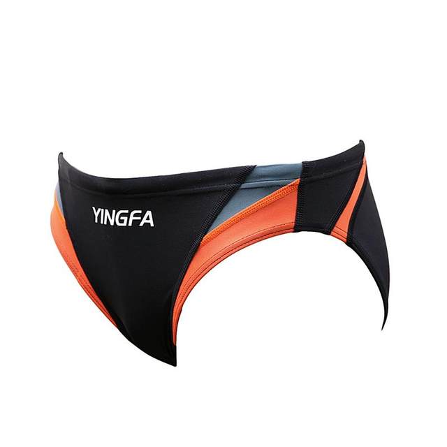 Yingfa men's swimsuit swimsuit triangle color matching hot springs are racing to prevent embarrassing fashion professional men's comfort swimming trunks