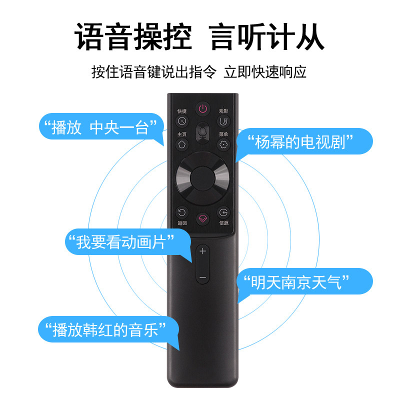 关乐适用于长虹电视机遥控器RBG400VC语音通用50/55/65G7 G7S D8P D8K Q6S D5H 50/55/65/70/75D4PS