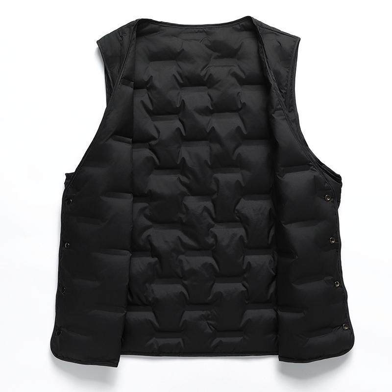 贴身羽绒马甲内胆男冬季新款坎肩轻薄内搭中学生校服神器V领背心,淘宝优惠券,粉丝福利购,淘宝优惠卷