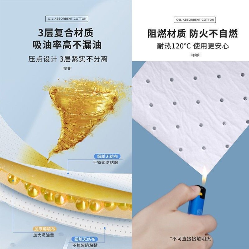 抽油烟机通用吸油棉厨房用过滤纸专家用侧吸式油槽抽烟油机吸油纸