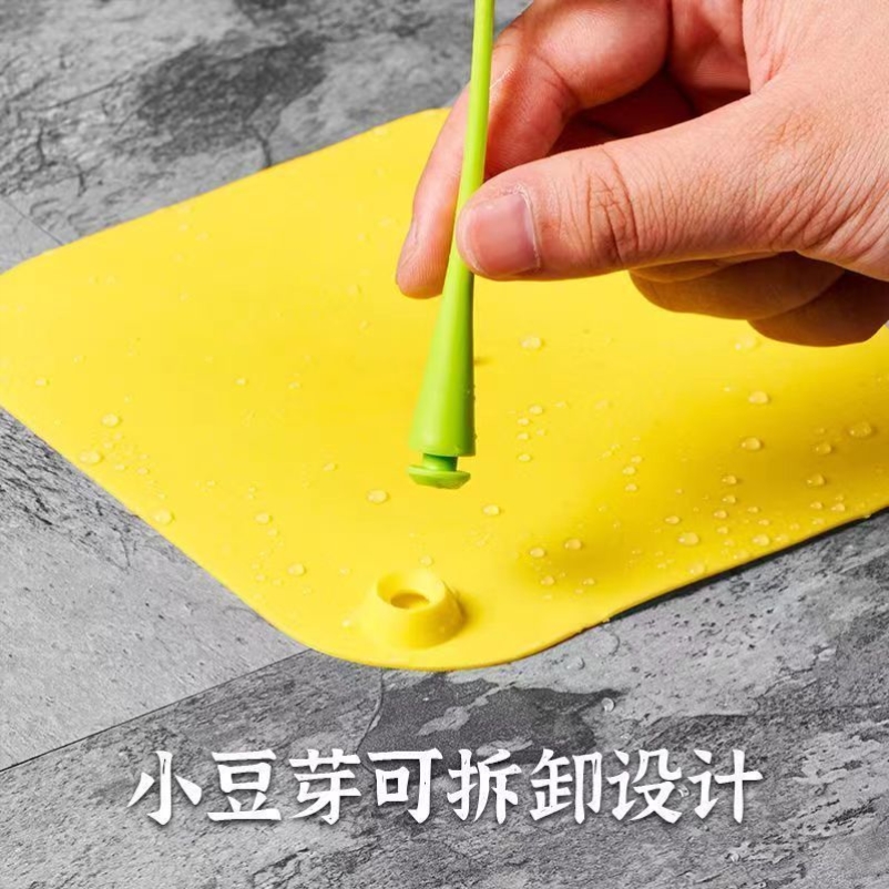 地漏防臭器厕所卫生间下水道堵口防返臭神器反味防虫封口盖硅胶垫