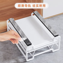 Cabinet Built-in Homemade Drawer Pull Basket Pumping Drawback Bowls Rack Plates Drain Shelve Kitchen Dishes Containing shelf