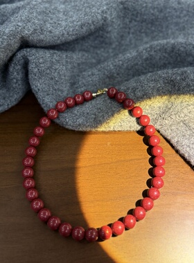 天然水晶紫金砂S925纯银设计感假日高级项链46cm