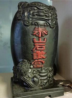 泰山石敢当摆件镇宅人造石旺运靠山风水石化解室内路冲室外补缺角