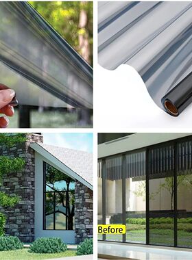 Multi-size One Way Mirror Window Film Privacy Sun Blocking G