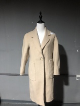 Big card for missing return shipping costs Self-handling F403 chest 94 length 91M yards percentily double face wool coat