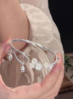 繁华手镯高级感风清月明镯子ins设计情人节生日礼物送女友浪漫