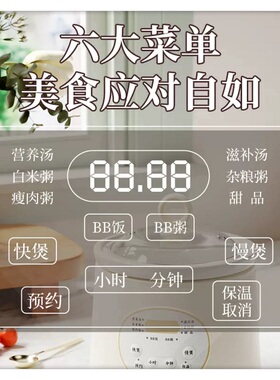 天际电炖锅煮粥煮饭煲汤婴儿辅食
