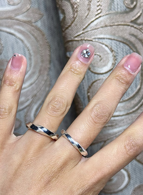 莫比乌斯足银手工戒指定制