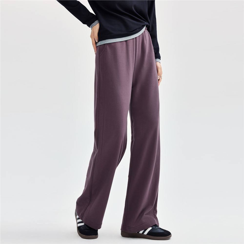 佐丹奴裤子女装纯棉破骨松紧腰针织卫裤长裤 18414004,淘宝优惠券,粉丝福利购,淘宝优惠卷