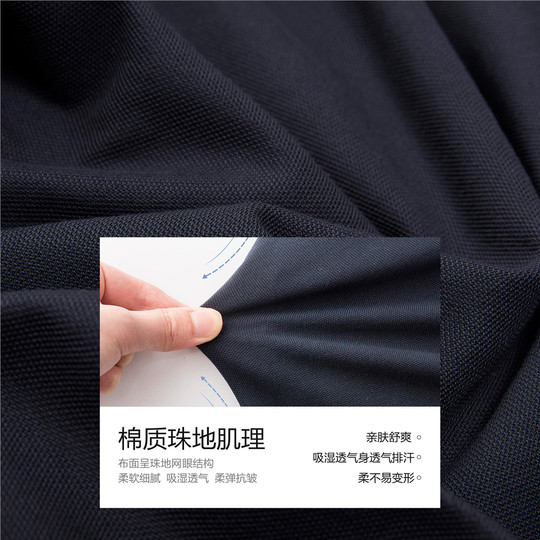 佐丹奴Polo男装山峰刺绣撞色领珠地针织长袖POLO 13015605