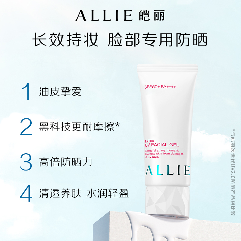 【油皮挚爱】ALLIE皑丽控油防晒妆前水凝乳嘉娜宝清爽隔离乳60g-图1