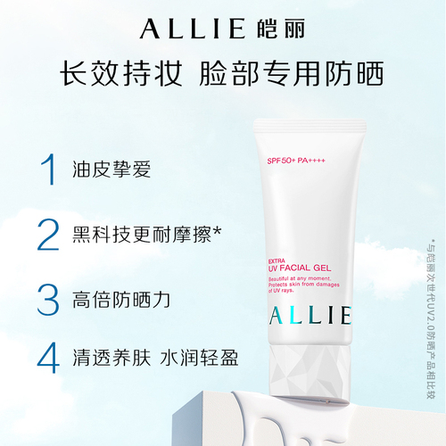 【油皮挚爱】ALLIE皑丽控油防晒妆前水凝乳嘉娜宝清爽隔离乳60g