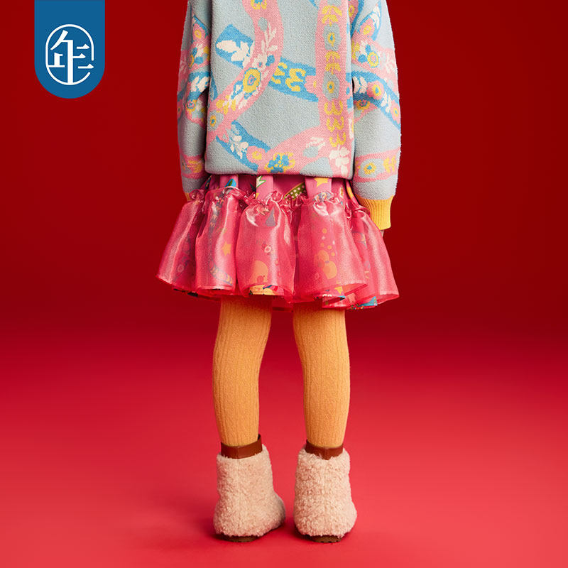 年衣童装女童半身裙秋冬新款宝宝网纱甜美蓬蓬公主裙儿童裙子,淘宝优惠券,粉丝福利购,淘宝优惠卷