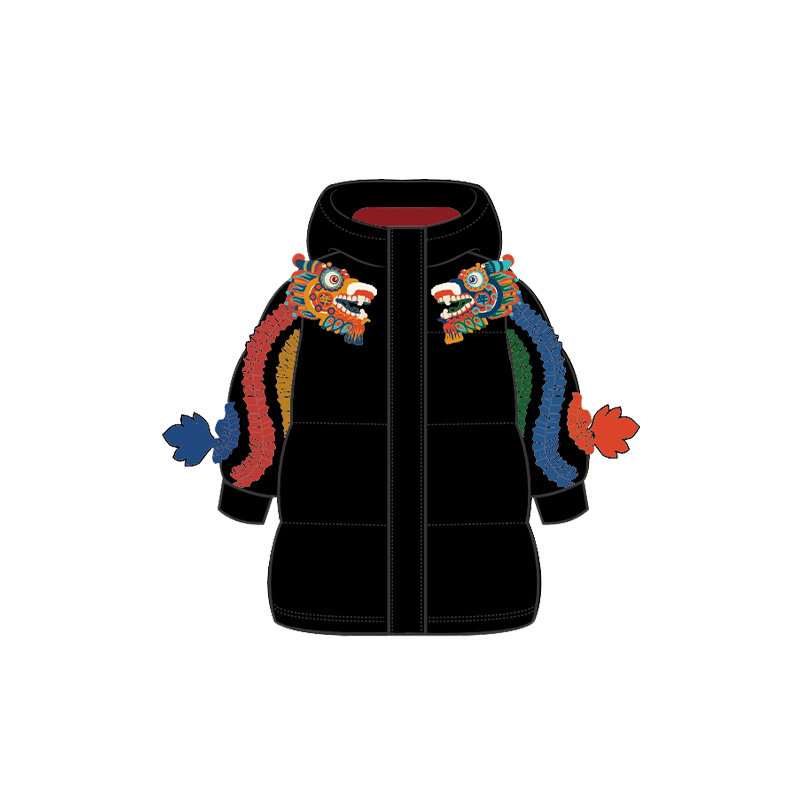 年衣儿童羽绒服中长款加厚冬季新款男女童中式国风连帽款外套保暖,淘宝优惠券,粉丝福利购,淘宝优惠卷