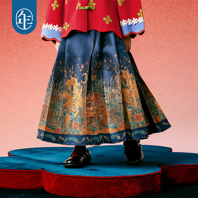 年衣童装女童马面裙半身裙秋冬新款古装儿童汉服唐装中式公主裙子,淘宝优惠券,粉丝福利购,淘宝优惠卷