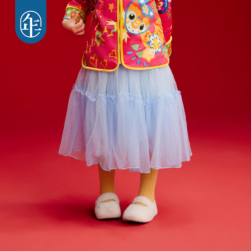 年衣童装半身裙女秋冬新款A字裙纱裙女童女宝宝甜美裙子蓬蓬裙,淘宝优惠券,粉丝福利购,淘宝优惠卷