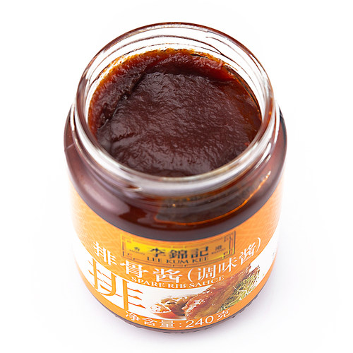 李锦记排骨酱240g*2瓶 家用小瓶装红烧排骨炒排骨调味料玻璃瓶装 - 图2