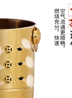 烧纸桶家用元宝香炉烧金桶