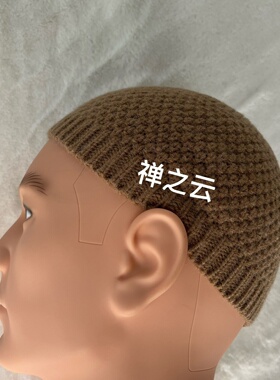 新款僧人瓜皮针织帽秋冬款高颜值通用弹性