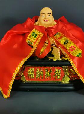 新款加宽特宽弥勒佛祖披风神像佛像披风披肩佛衣神明衣大肚笑佛斗