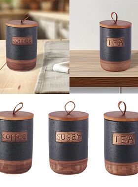 Ceramic Storage Container Holder Accessories Canister Decor