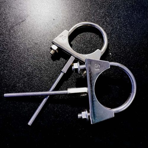 吊环管夹抱箍固定带卡箍排气管水管卡扣圆管道吊卡固定器螺丝加长 - 图1